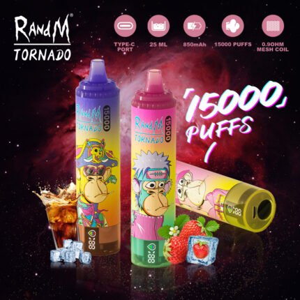 拋棄式電子煙 FUMOT RandM 15000 Puffs 歐美爆款